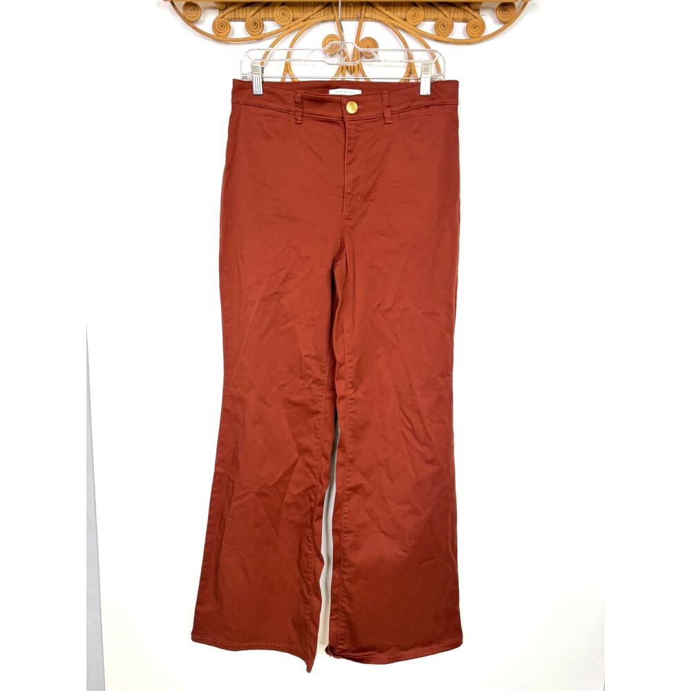Ann Taylor Weekend Go-Everywhere Flare Pants terracota 6 - Picture 3 of 10